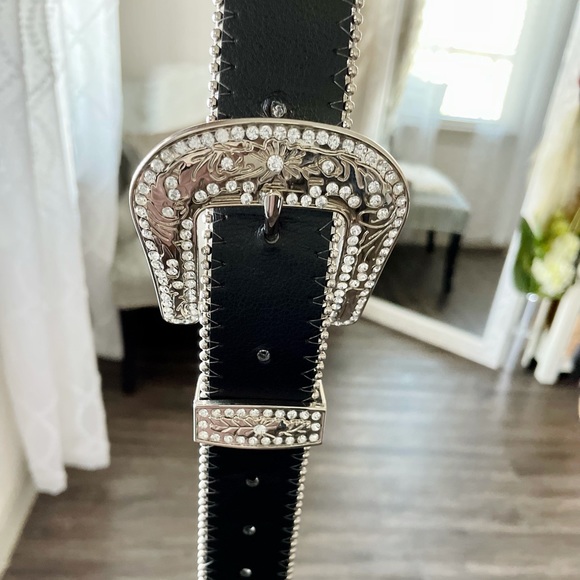 Bling Embellished Belt S/M - Picture 6 of 8